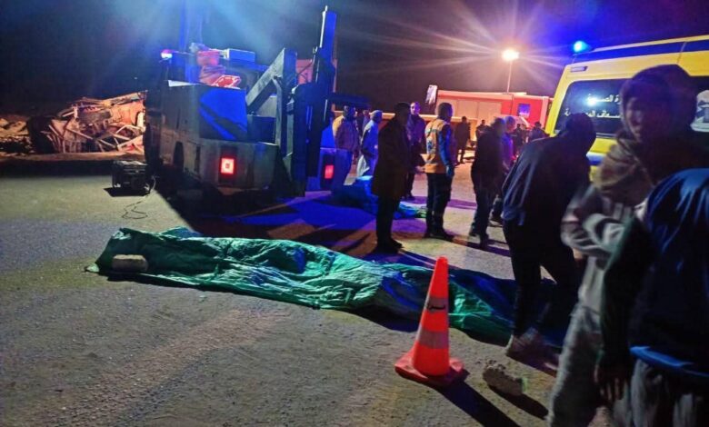 وفاة 11 شخصا وإصابة 9 آخرين.. ننشر أسماء مصابي وضحايا حادث المنيا.