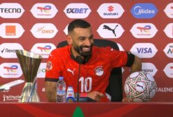 صلاح يعبّر عن فرحته بتأهل مصر لنصف نهائي أمم إفريقيا.. ويشيد بجماهيره وفريقه