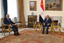 استقبل الرئيس السيسي كبير مستشاري رئيس الولايات المتحدة الأمريكية للشئون العربية. والأفريقية.