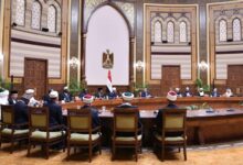 استقبل الرئيس السيسي، اليوم، الوزراء ومفتي الدول، ورؤساء المجالس والهيئات الإسلامية.