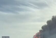 العناية الإلهية تنقذ الركاب من حريق أتوبيس  على طريق طور سيناء شرم الشيخ 