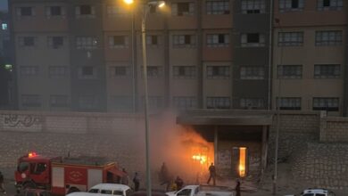 السيطرة على حريق بغرفة كهرباء ملاصقة لمدرسة بمدينة 6 أكتوبر