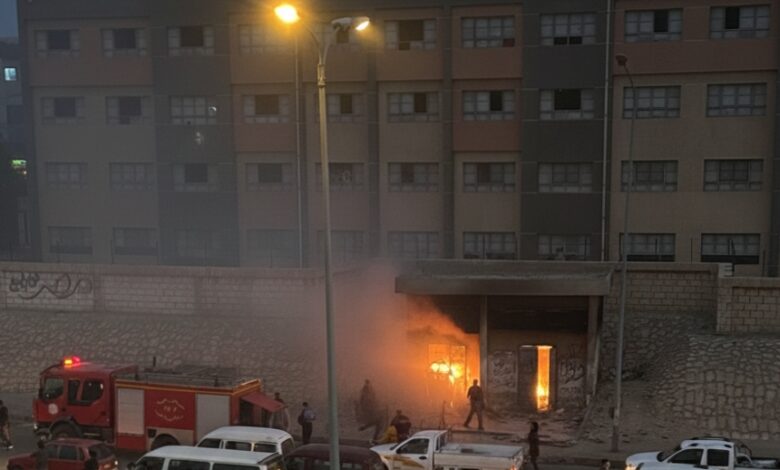 السيطرة على حريق بغرفة كهرباء ملاصقة لمدرسة بمدينة 6 أكتوبر