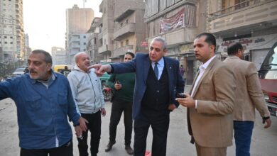 محافظة الغربية يقود حملة مكبرة لإزالة الإشغالات بالمحله الكبرى