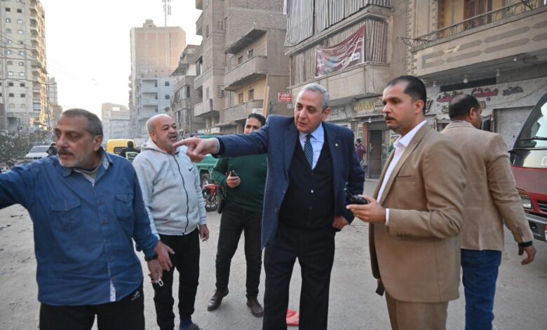 محافظة الغربية يقود حملة مكبرة لإزالة الإشغالات بالمحله الكبرى 