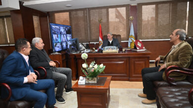 محافظ الغربية يستقبل وفد شركة المقاولون العرب لبحث سبل التعاون المشترك 