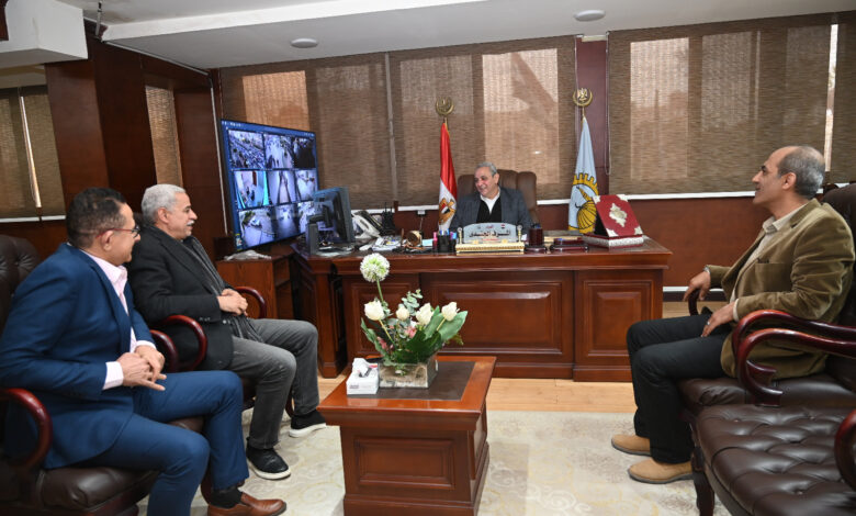 محافظ الغربية يستقبل وفد شركة المقاولون العرب لبحث سبل التعاون المشترك 