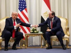 ترامب يشيد بالرئيس السيسي ويصفه بـ "قائد مصر العظيم"