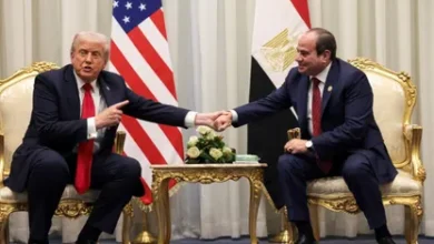 ترامب يشيد بالرئيس السيسي ويصفه بـ "قائد مصر العظيم"