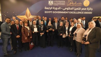 القابضة للمياه الشرب والصرف الصحى تحصد 9 مراكز بجائزة مصر للتميز الحكومى