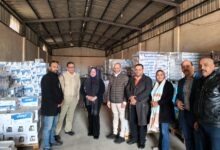 بقيادة وكيل وزارة التموين ضبط مخزن مواد غذائية بدون ترخيص 