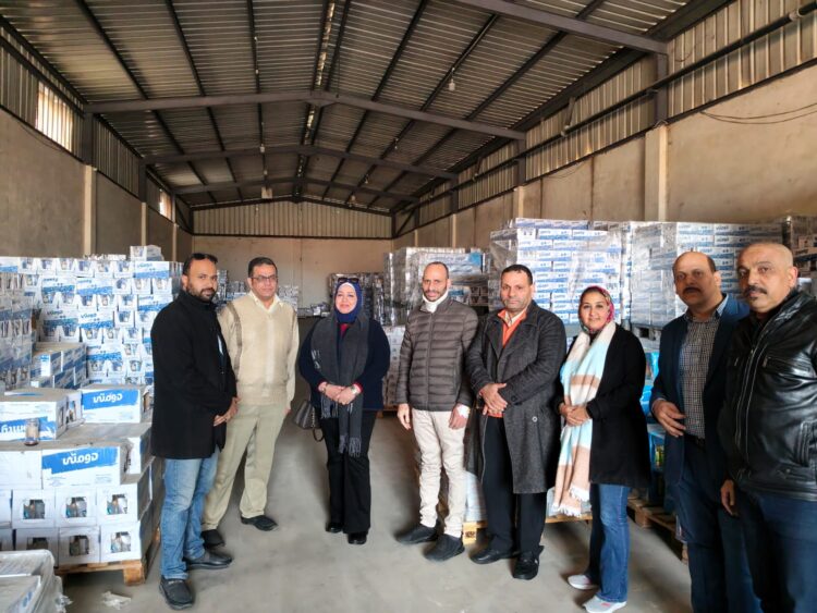 بقيادة وكيل وزارة التموين ضبط مخزن مواد غذائية بدون ترخيص 