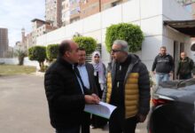رئيس شركة الصرف الصحي بالإسكندرية يتفقد محطة رفع الرأس السوداء 
