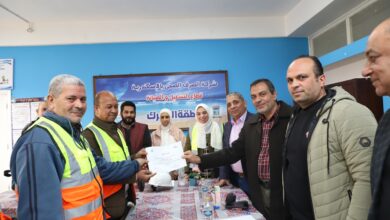 صرف صحي الإسكندرية تحصل على شهادة الإدارة الفنية المستدامة لشبكتي ومراقبة الجمرك