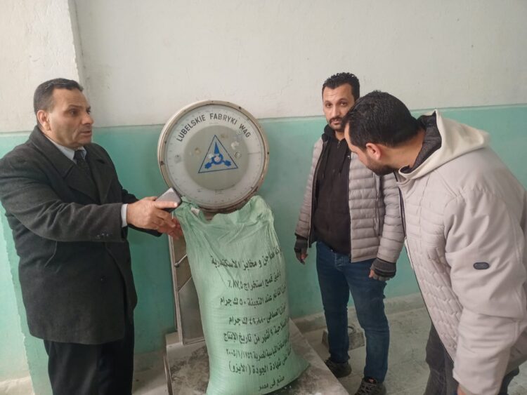 عمار يقود كوماندوز التموين السكندري و يصادر تجميع 1514 طن من الأقماح المستوردة