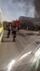 حريق ضخم بمصنع بلاستيك في 6 أكتوبر وإصابة 5 أشخاص