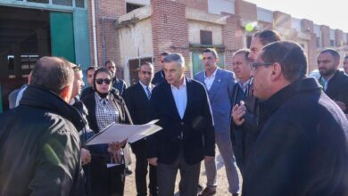 محافظ الإسكندرية يتفقد التوسعات الصناعية لشركة الأهرام للألومنيوم 