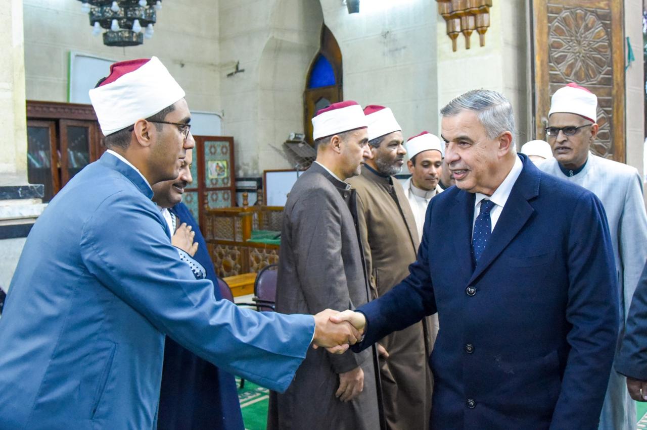 محافظ الإسكندرية يشهد احتفالية الأوقاف بذكرى الإسراء و المعراج بمسجد الإمام البوصيري
