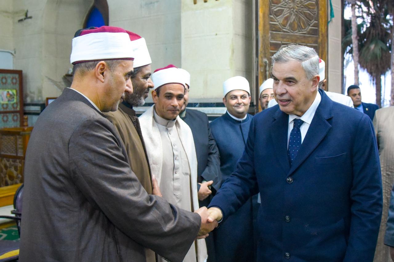 محافظ الإسكندرية يشهد احتفالية الأوقاف بذكرى الإسراء و المعراج بمسجد الإمام البوصيري