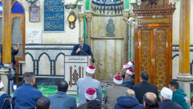 محافظ الإسكندرية يشهد احتفالية الأوقاف بذكرى الإسراء و المعراج بمسجد الإمام البوصيري