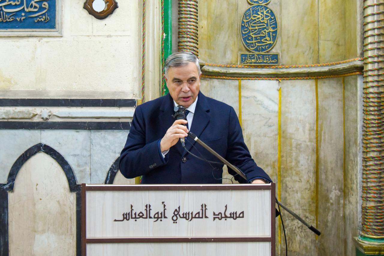 محافظ الإسكندرية يشهد احتفالية الأوقاف بذكرى الإسراء و المعراج بمسجد الإمام البوصيري