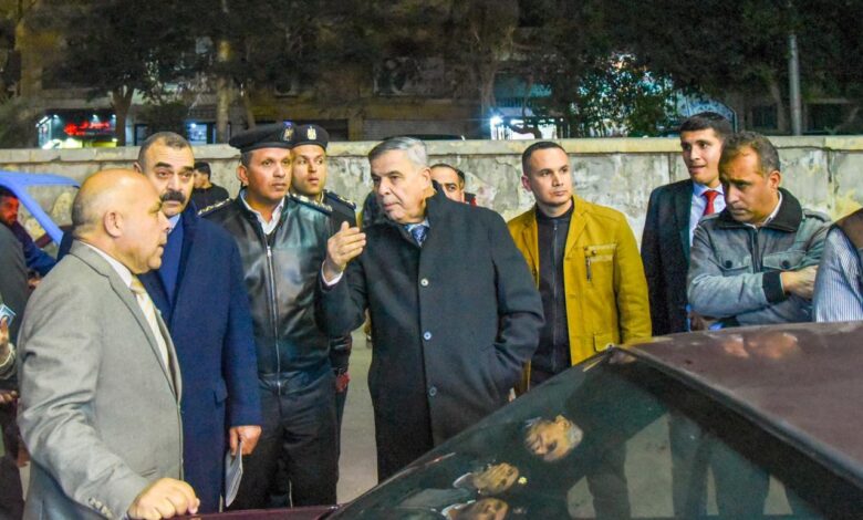 محافظ الإسكندرية يقوم بجولة ميدانية بشارع عبد السلام عارف بمنطقة سيدي بشر