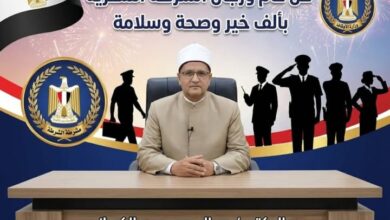 مدير مديرية أوقاف سوهاج يهنئ مدير أمن سوهاج بمناسبة عيد الشرطة