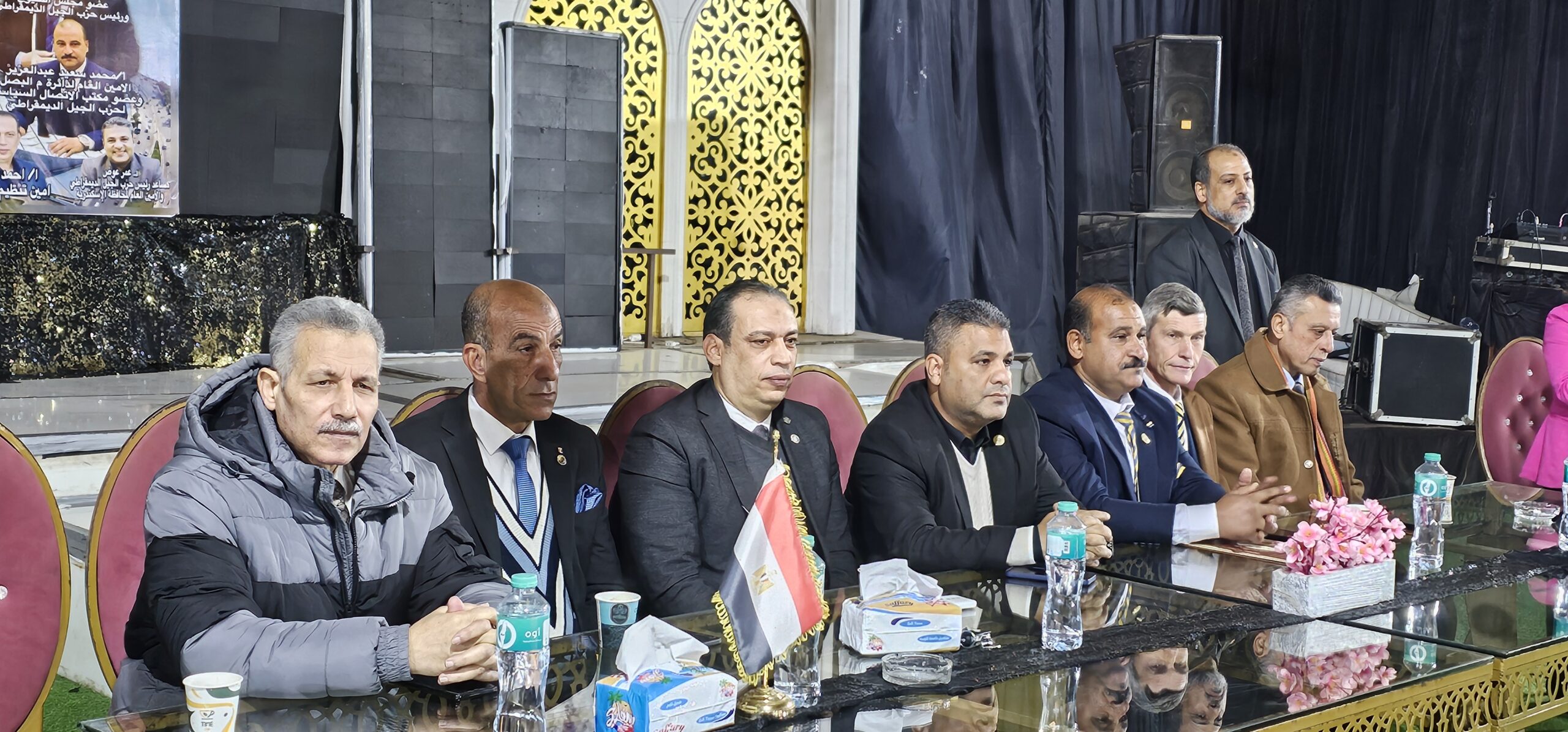  بحضور عمر عوض وقيادات الحزب.. حزب الجيل يفتتح مقر مينا البصل