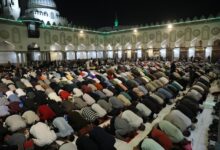 الليلة الأولى إنطلاق شعائر صلاة التراويح من الجامع الأزهر بالقاهرة