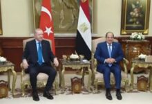 بدء المباحثات الرسمية بين الرئيس السيسي ونظيره التركي بقصر الاتحادية