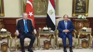 بدء المباحثات الرسمية بين الرئيس السيسي ونظيره التركي بقصر الاتحادية