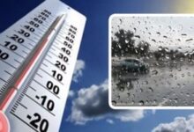 الطقس غدا الأحد 22/2/2026 في مصر إنخفاض في درجات الحرارة وأمطار.