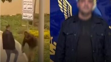 أمرت النيابة العامة بإحالة المتهم بإرتكاب وقائع التعدي على فرد أمن إلى المحاكمة الجنائية 