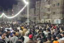 الدقهلية الآلاف يودعون ضحايا لقمة العيش في حادث محور 30 يونيو