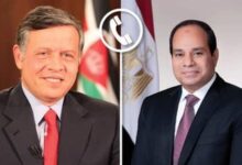 الرئيس السيسي يدين الهجوم الإيراني على أراضي الأردن