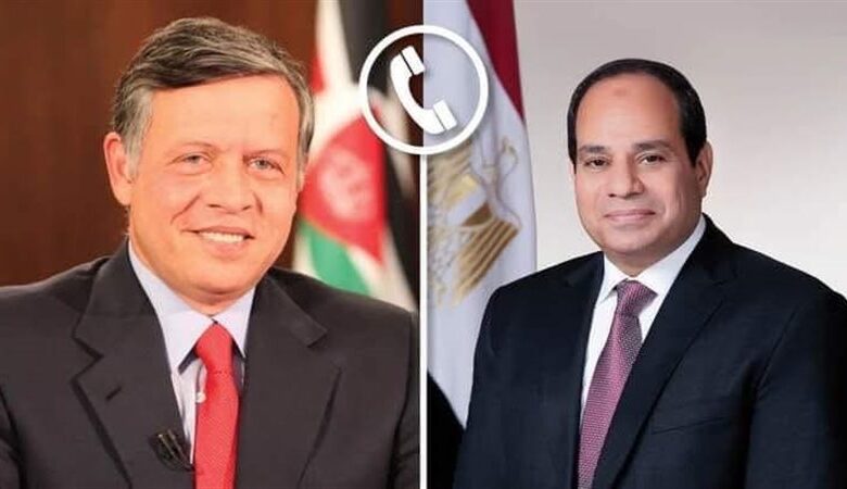 الرئيس السيسي يدين الهجوم الإيراني على أراضي الأردن