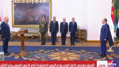 الوزراء الجدد يؤدون اليمين الدستورية أمام الرئيس السيسي