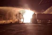 انف-جار هائل يهز مدينة نووية في إيران وحريق ضخم بخزانات الغاز