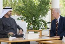 بعد شائعات وفاته.. بن زايد يلتقي بالسيناتور الأمريكي جراهام في الإمارات