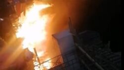 المرج الجديده اندلع حريق منذ قليل بجوار محطة مترو