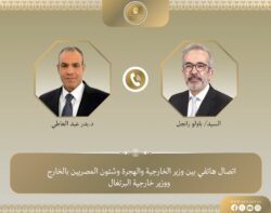 إتصال هاتفى بين وزير الخارجية ونظيره البرتغالي