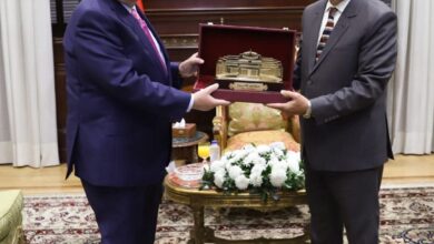 رئيس مجلس الدولة يهنئ رئيس مجلس الشيوخ الجديد