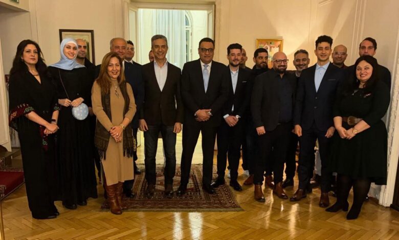 سفارة مصر في براج تنظم لقاء مع الجالية المصرية في جمهورية التشيك.