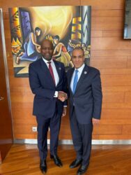 وزير الخارجية يبحث مع سكرتير عام اتفاقية التجارة الحرة القارية الأفريقية سبل تعزيز التكامل الاقتصادي.