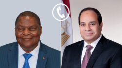 الرئيس عبد الفتاح السيسي يجري اتصالًا هاتفيًا مع رئيس جمهورية أفريقيا الوسطى.