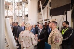 وزير العدل يتفقد مشروع مدينة العدالة بالعاصمة الجديدة.