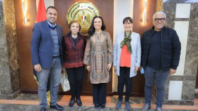 استقبلت الدكتورة مايا مرسي وزيرة التضامن الاجتماعي، وفد مهرجان أسوان الدولي لأفلام المرأة،