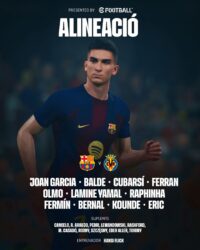 تشكيل برشلونة الرسمي أمام فياريال في الدوري الإسباني