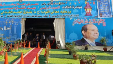 محافظ السويس يفتتح معرض «أهلاً رمضان» بالكورنيش الجديد