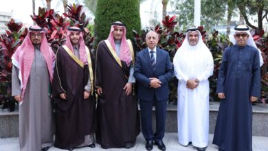 الأكاديمية العربية تستقبل رئيس الهيئة العامة للموانئ السعودية.